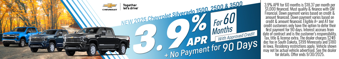 25SEP_BILGM_CHEVY_NEW 2025 CHEVROLET SILVERADO 1500, 2500, & 3500