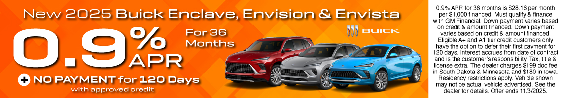 25OCT_BILGM_BUICK_NEW 2025 BUICK ENCLAVE, ENVISION, & ENVISTA