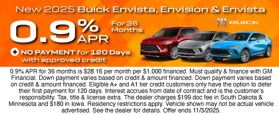 25OCT_BILGM_BUICK_NEW 2025 BUICK ENCLAVE, ENVISION, & ENVISTA