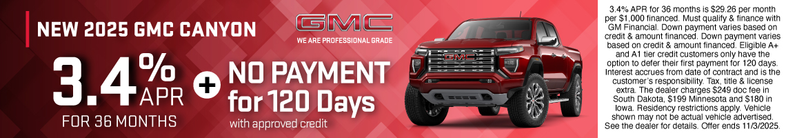 New 2025 GMC Canyon  Elevation