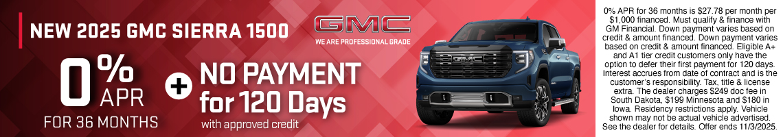New 2025 GMC Sierra 1500 Pro
