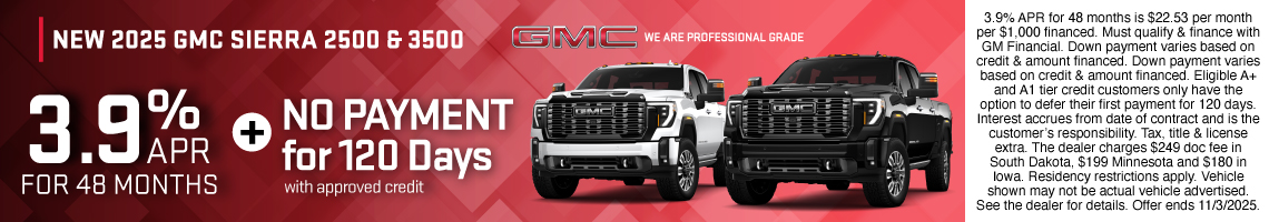 New 2025 GMC Sierra 3500HD Pro
