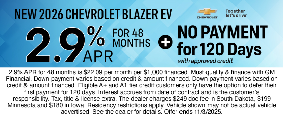 25OCT_BILGM_CHEVY_NEW 2026 CHEVROLET BLAZER EV