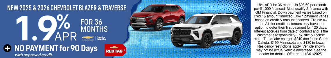25NOV_BILGM_CHEVY_NEW 2025 & 2026 CHEVROLET BLAZER & TRAVERSE
