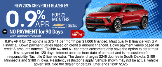 25NOV_BILGM_CHEVY_NEW 2025 CHEVROLET BLAZER EV