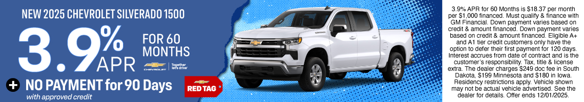 25NOV_BILGM_CHEVY_NEW 2025 CHEVROLET SILVERADO 1500