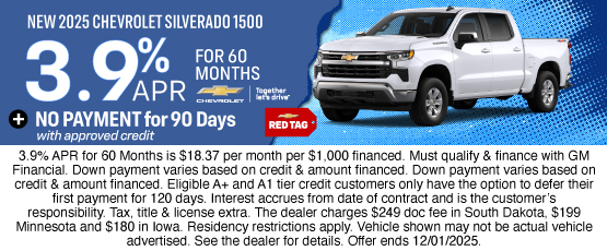 25NOV_BILGM_CHEVY_NEW 2025 CHEVROLET SILVERADO 1500