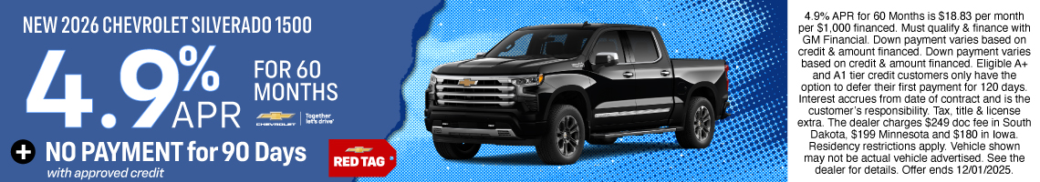 25NOV_BILGM_CHEVY_NEW 2026 CHEVROLET SILVERADO 1500