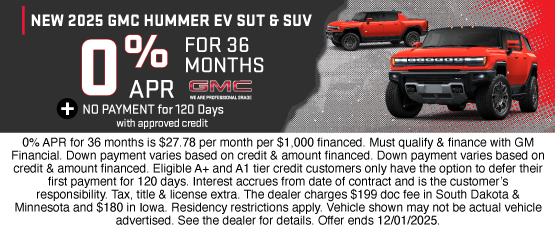 25NOV_BILGM_GMC_NEW 2025 GMC HUMMER EV PICKUP & SUV