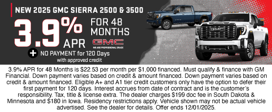 25NOV_BILGM_GMC_NEW 2025 GMC SIERRA 2500 & 3500