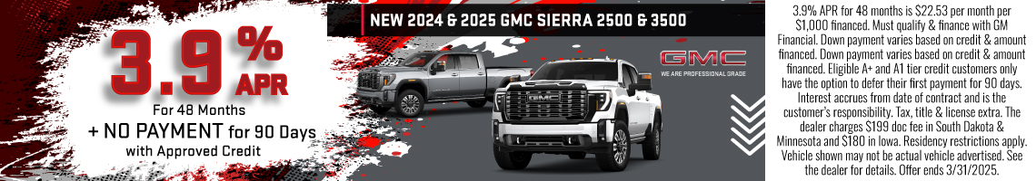 25MAR_BILGM_GMC_NEW 2024/2025 GMC SIERRA 2500/3500