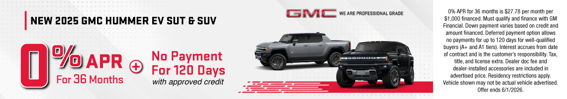 26MAY_BILGM_NEW 2025 GMC HUMMER EV PICKUP & SUV