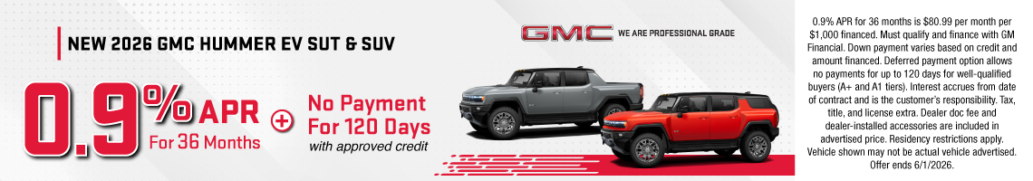 26MAY_BILGM_NEW 2026 GMC HUMMER EV PICKUP & SUV