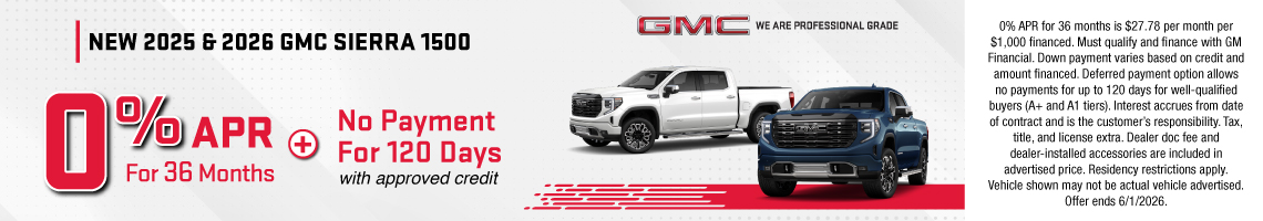 26MAY_BILGM_NEW 2025 & 2026 GMC SIERRA 1500