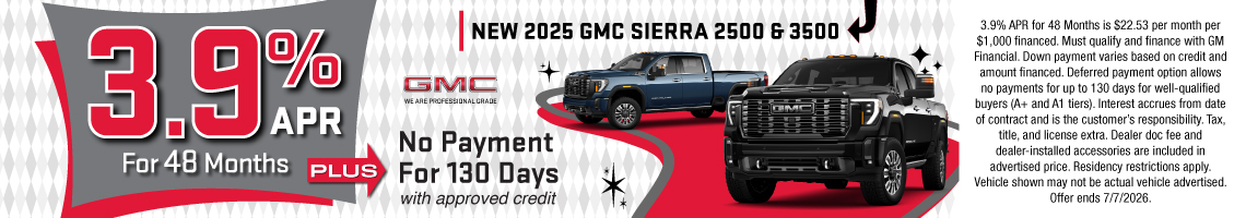 26JUN_BILGMC_NEW 2025 GMC SIERRA 2500 & 3500