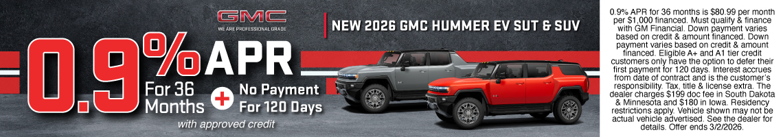 26FEB_BILGM_NEW 2026 GMC HUMMER EV SUV & PICKUP