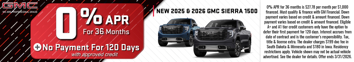26MAR_BILGM_NEW 2025 & 2026 GMC SIERRA 1500