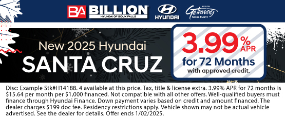 24DEC_BILH_NEW 2025 HYUNDAI SANTA CRUZ