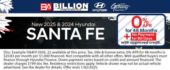 24DEC_BILH_NEW 2024/2025 HYUNDAI SANTA FE