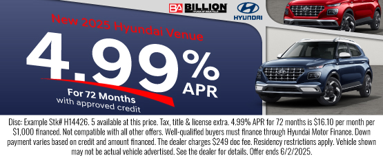 25MAY_BILH_NEW 2025 HYUNDAI VENUE