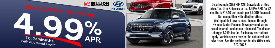 25MAY_BILH_NEW 2025 HYUNDAI VENUE