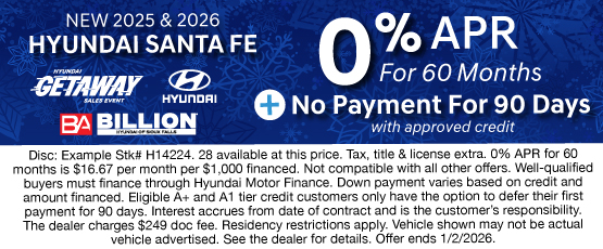 25DEC_BILH_NEW 2025 & 2026 HYUNDAI SANTA FE