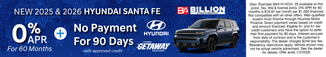 25DEC_BILH_NEW 2025 & 2026 HYUNDAI SANTA FE