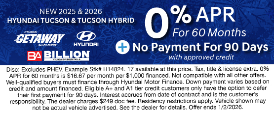 25DEC_BILH_NEW 2025 & 2026 HYUNDAI TUCSON & TUCSON HYBRID