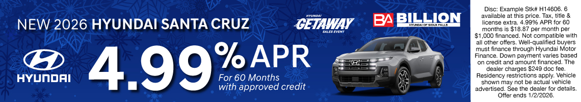25DEC_BILH_NEW 2026 HYUNDAI SANTA CRUZ