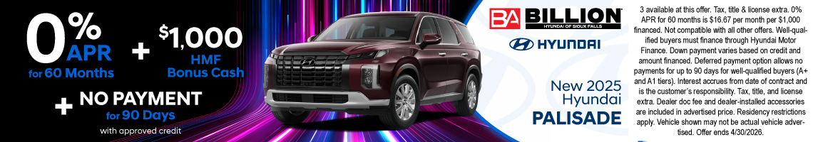 26APR_BILH_NEW 2025 HYUNDAI PALISADE