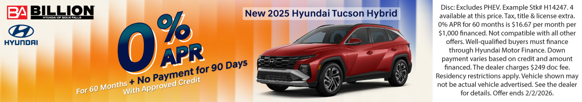 26JAN_BILH_NEW 2025 HYUNDAI TUCSON HYBRID