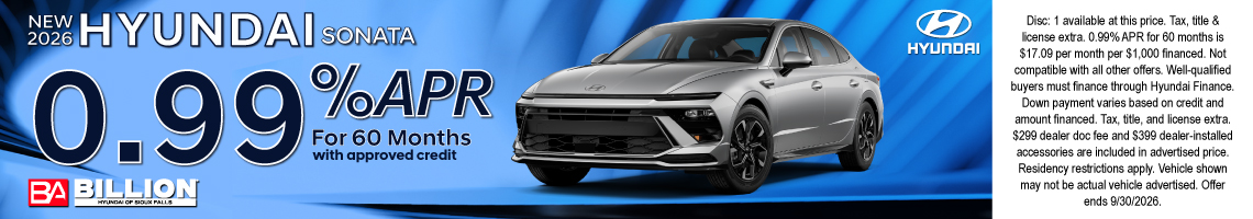 New 2026 Hyundai Sonata SEL Sport