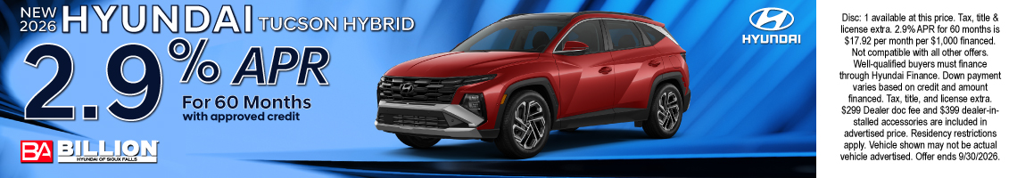 26SEP_BILH_NEW 2026 HYUNDAI TUCSON HYBRID