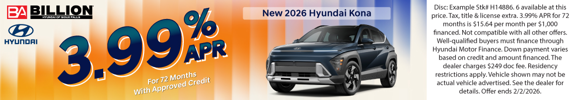 26JAN_BILH_NEW 2026 HYUNDAI KONA
