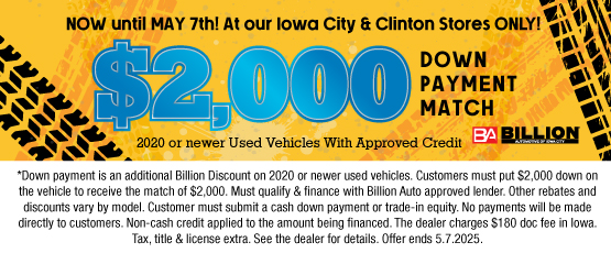 Down Payment Match 2025 - IC