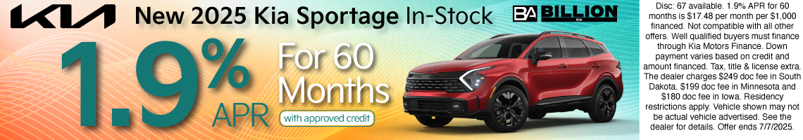 25JUN_BILKIA_NEW 2025 KIA SPORTAGE