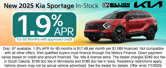 25JUN_BILKIA_NEW 2025 KIA SPORTAGE