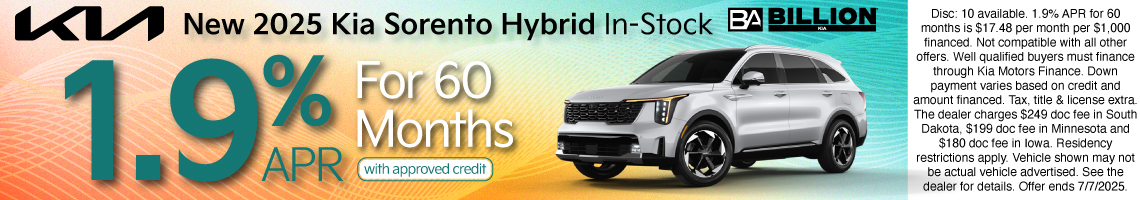 25JUN_BILKIA_NEW 2025 KIA SORENTO HYBRID