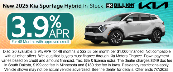 25JUN_BILKIA_NEW 2025 KIA SPORTAGE HYBRID