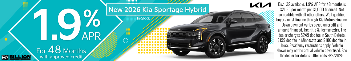 New 2026 Kia Sportage Hybrid 