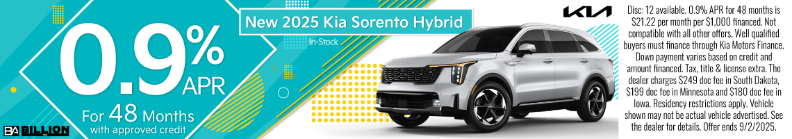25AUG_BILKIA_NEW 2025 KIA SORENTO HYBRID