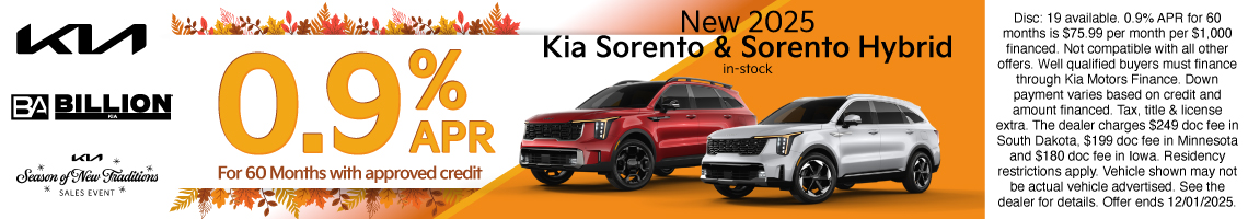 New 2025 Kia Sorento X-Line SX