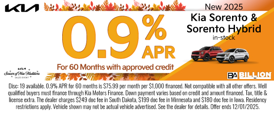 25NOV_BILKIA_NEW 2025 KIA SORENTO & SORENTO HYBRID