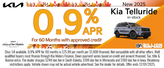 25NOV_BILKIA_NEW 2025 KIA TELLURIDE