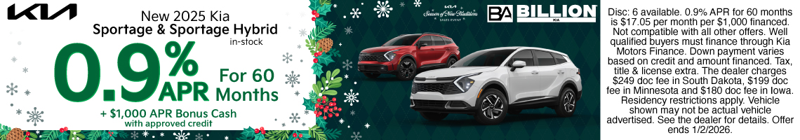 25DEC_BILKIA_NEW 2025 KIA SPORTAGE & SPORTAGE HYBRID