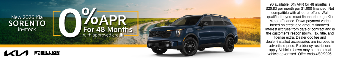 26APR_BILKIA_NEW 2026 KIA SORENTO