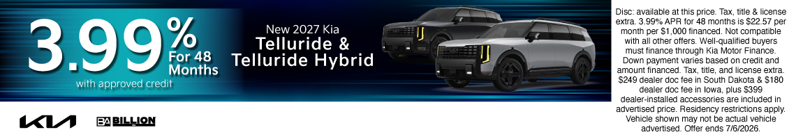 26JUN_BILKIA_APR_NEW 2027 KIA TELLURIDE & TELLURIDE HYBRID