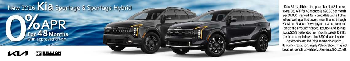 New 2026 Kia Sportage EX