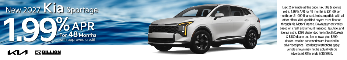 26SEP_BILKIA_NEW 2027 KIA SPORTAGE