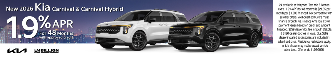 New 2026 Kia Carnival EX